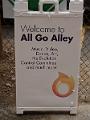 All Go Alley sign with ECC referenced as its own artistic genre-2